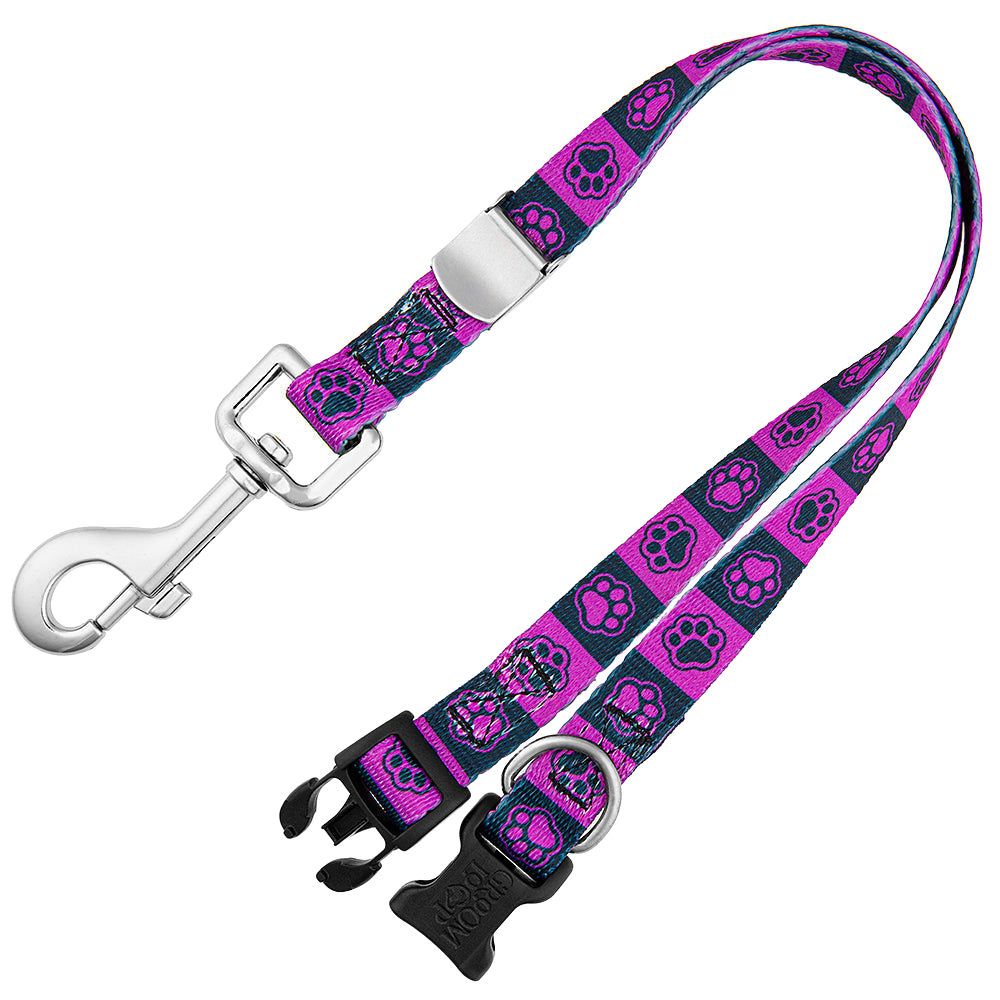 16" Polyester Loop Purple Checkers by Groom Loop