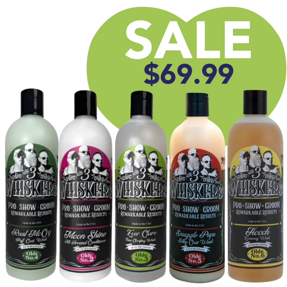 Shampoo and Conditioner Bundle 16oz by 3 Whiskers