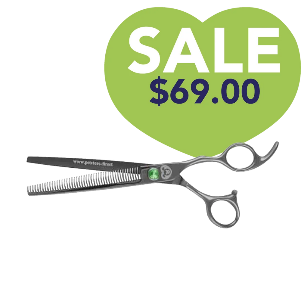 7" 46T Straight Thinning Shears by PetStore.Direct