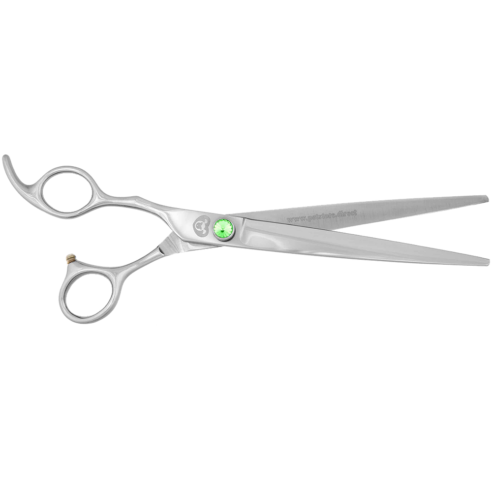 8" Lefty Straight Grooming Shears by PetStore.Direct