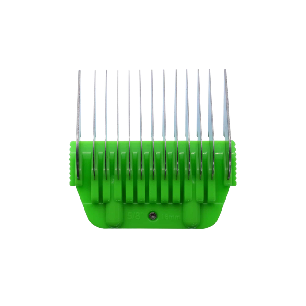 5/8" #0 Wide Snap-On Combs Green by Artero