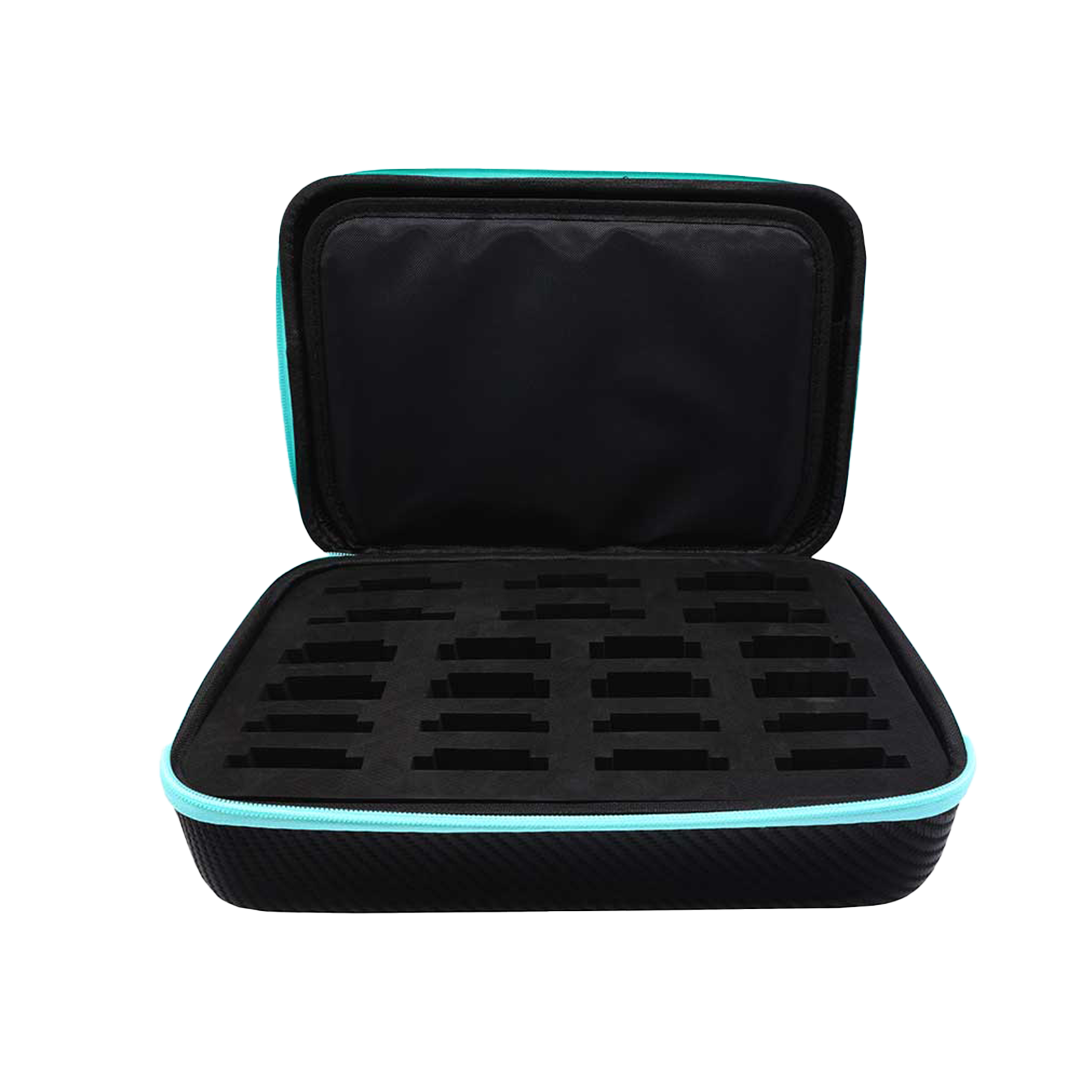 Blade Storage Case Teal-Holds 22 Blades by Joyzze