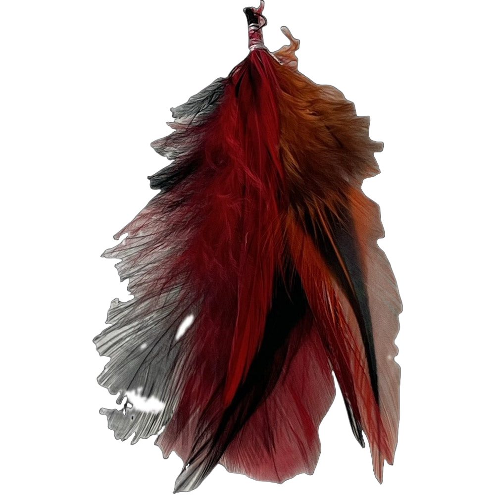 A Creative Collection Feather Extension Flame Pack of 10