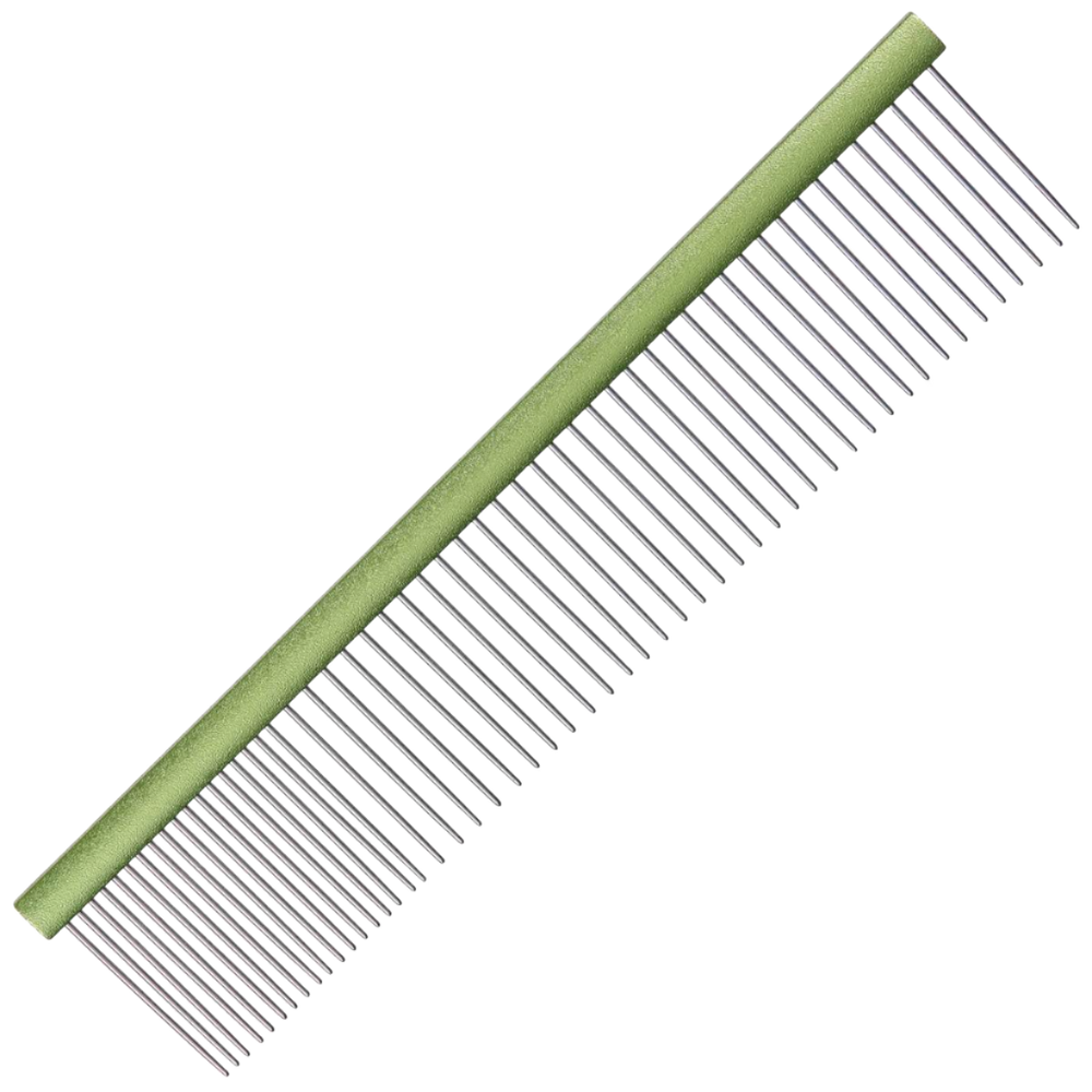 Spectrum Aluminum Comb Lime Green 80/20 by Groom Professional