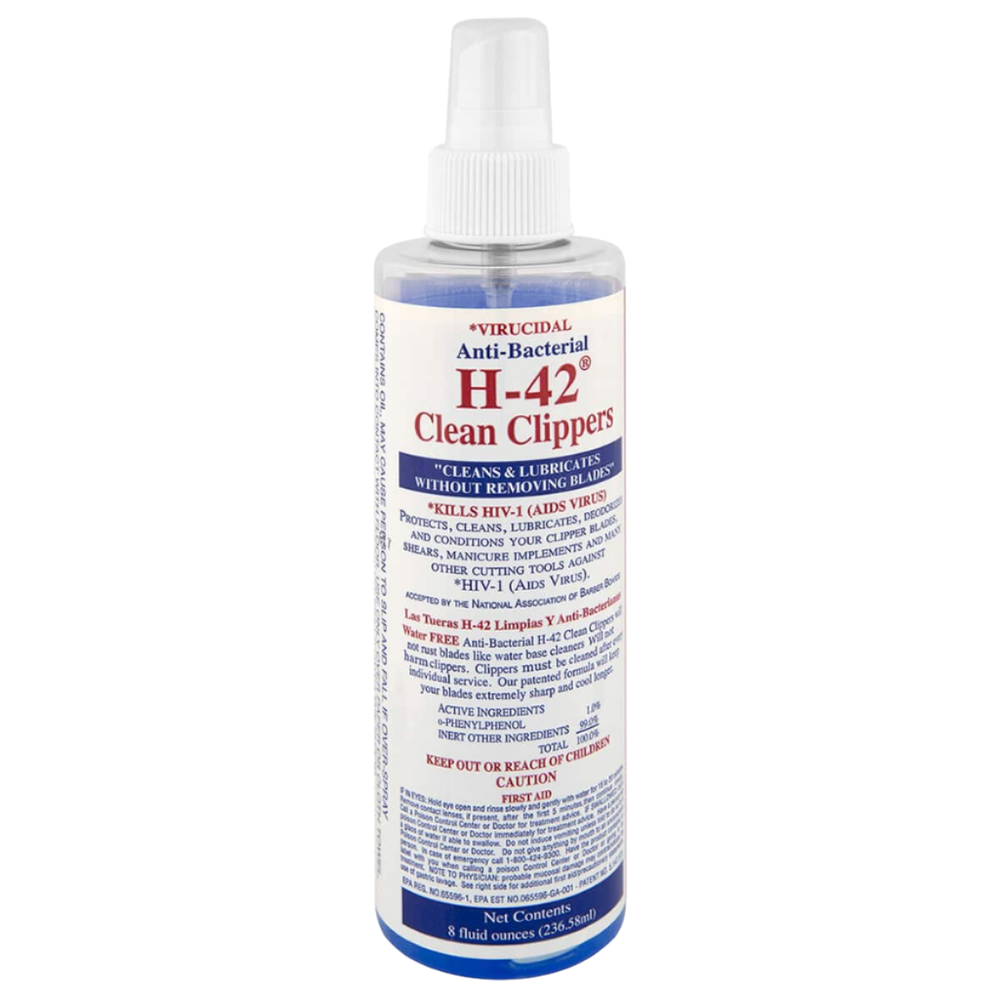 Virucidal Anti-Bacterial Clean Clippers 8oz Pump Spray by H-42