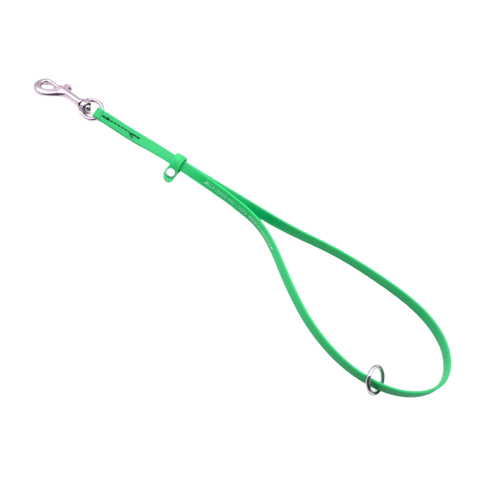 Grooming Loop 3/8"x24" With Ring Lime Green by Jelly Pet