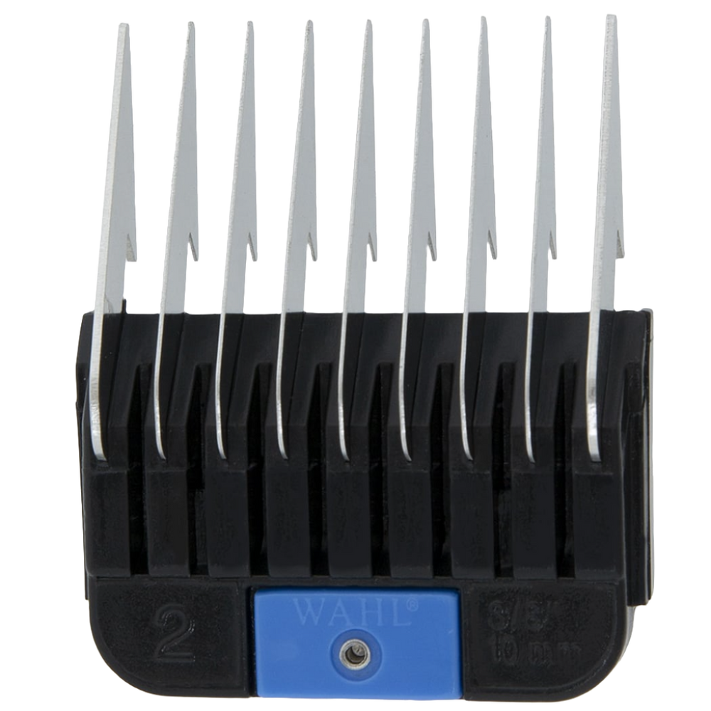 #2 3/8" 10mm Navy Blue Snap-on Comb by Wahl