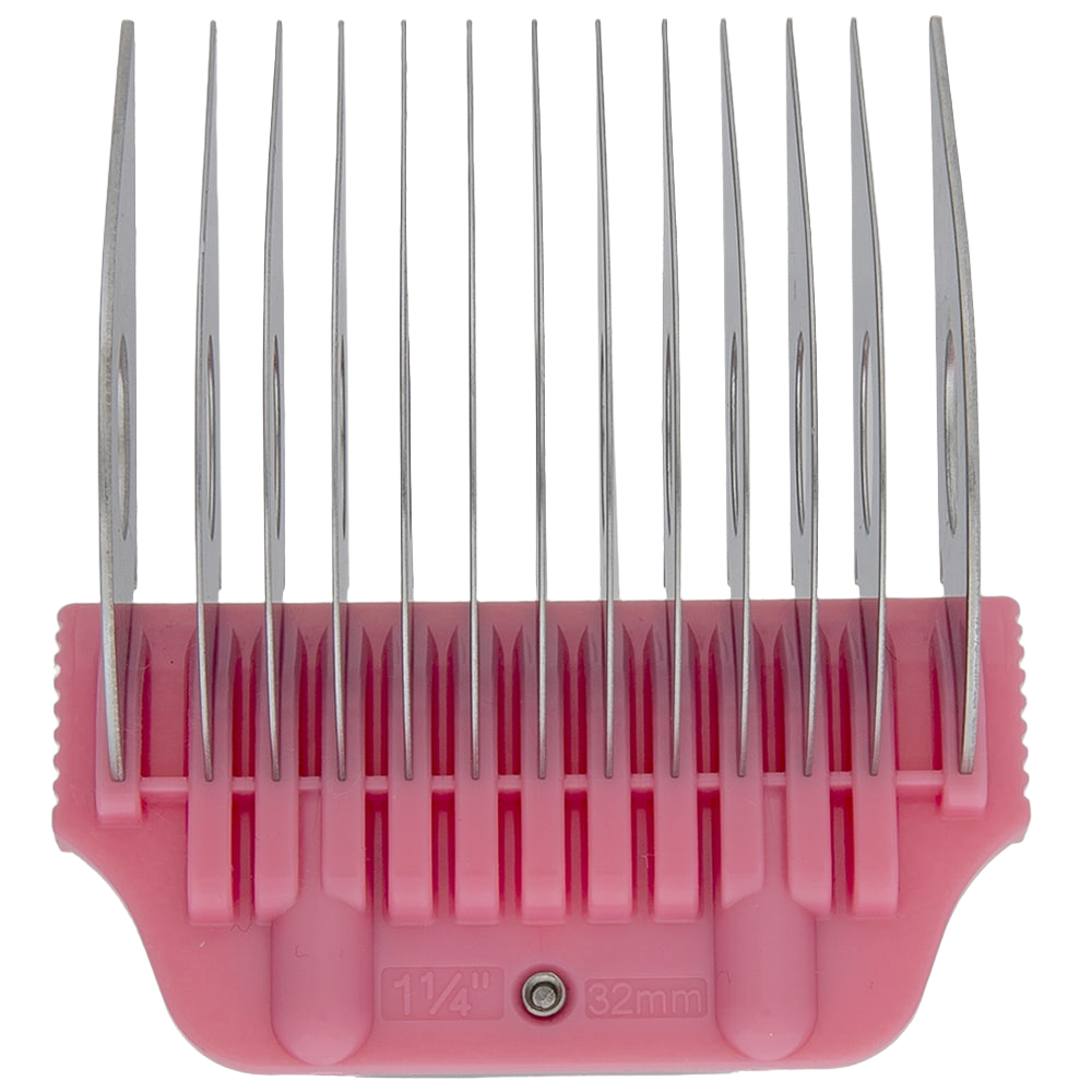 1 1/4″ Pink Wide Snap on Comb by PetStore.Direct