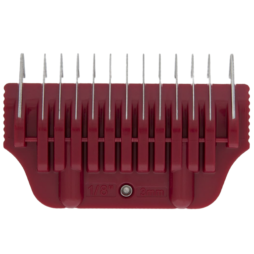 #5 1/8" Maroon Wide Snap on Comb by PetStore.Direct