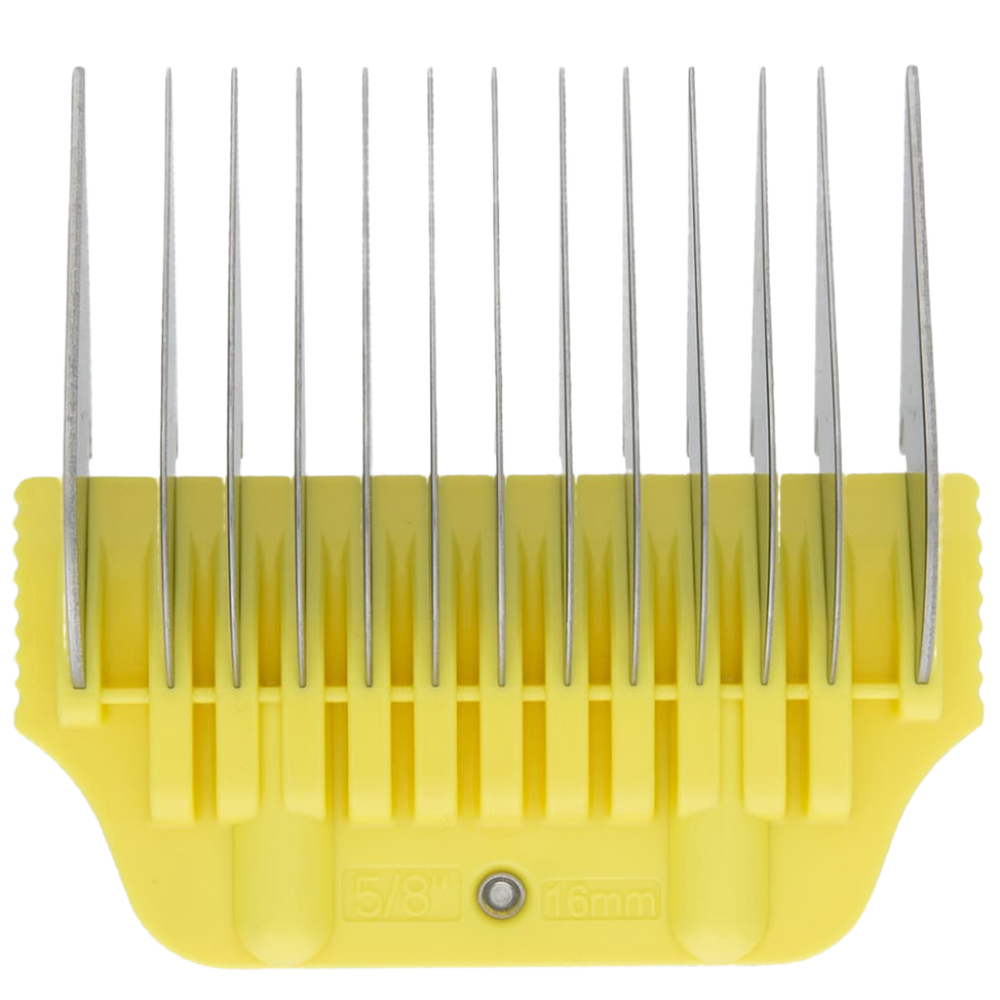 #0 5/8″ Yellow Wide Snap on Comb by PetStore.Direct