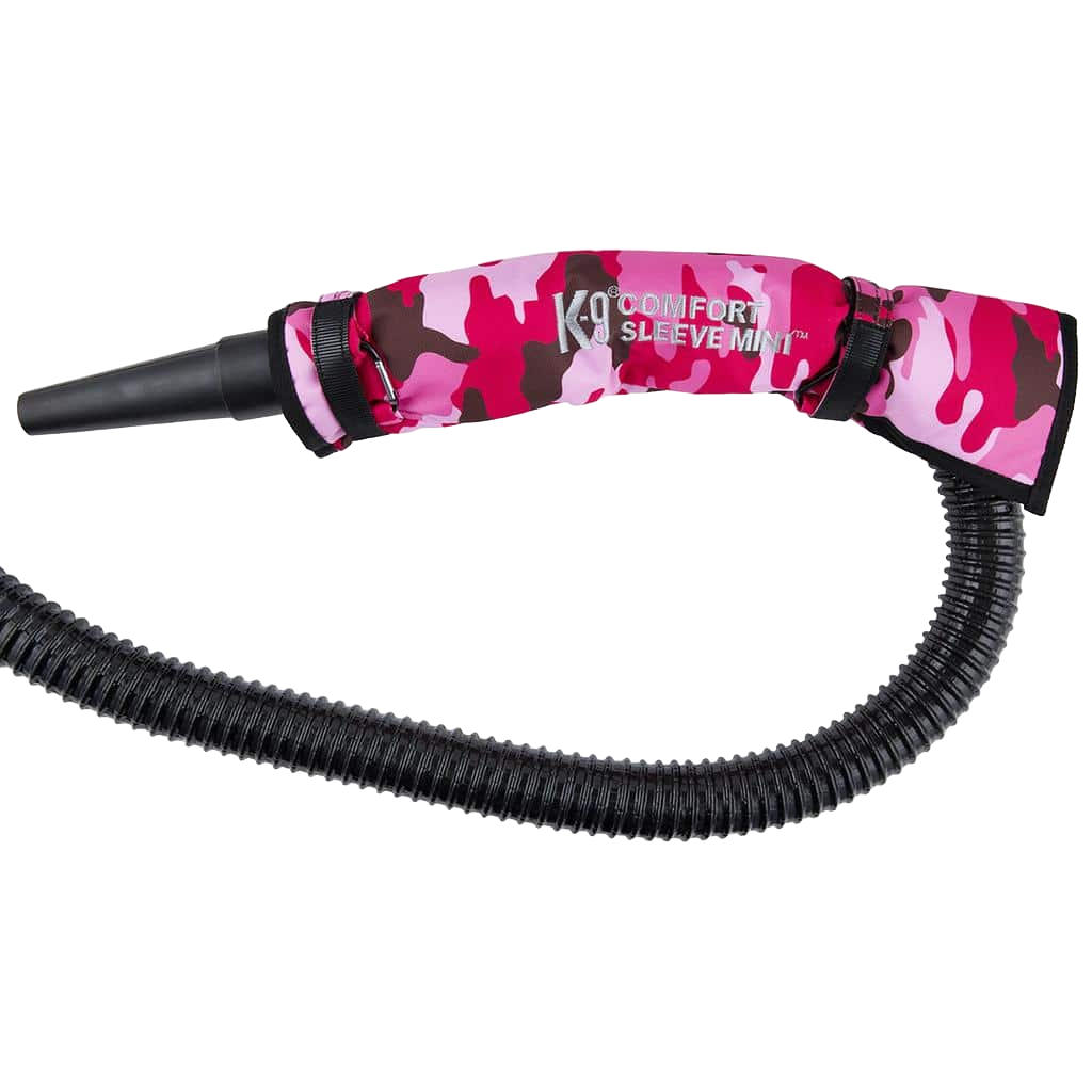 Mini Pink Camo Comfort Sleeve for Dryer Hose by Electric Cleaner