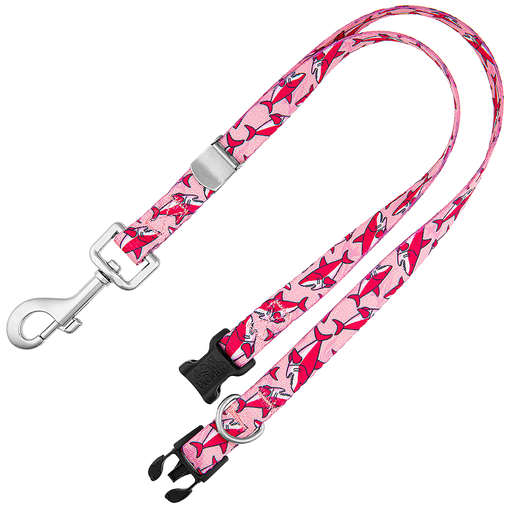 20" Polyester Loop Pink Sharks by Groom Loop