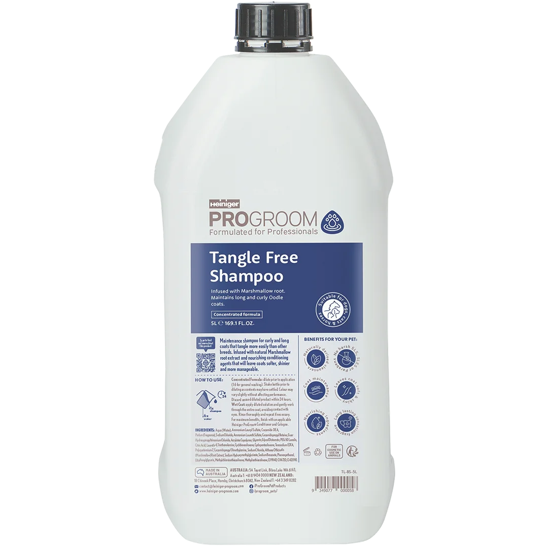 Tangle-Free Shampoo 5 Litre by Heiniger ProGroom