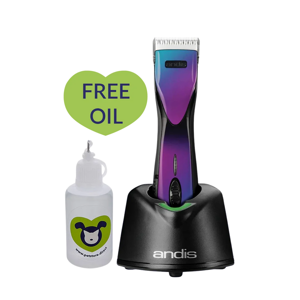 Pulse ZR II - Purple Galaxy Limited Edition Clipper + Free Oil by Andis