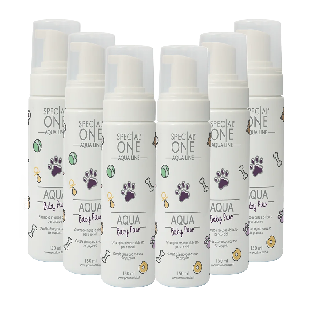 Aqua Baby Paw Foaming Shampoo box of 6 150 ml by Special One