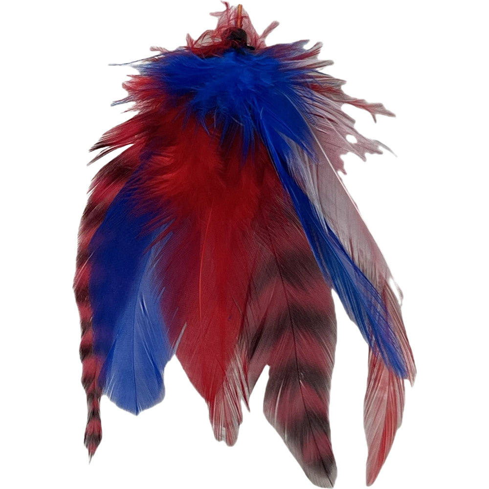 Feather Extension Red, White, and Blue Pack of 10 by A Creative Collection