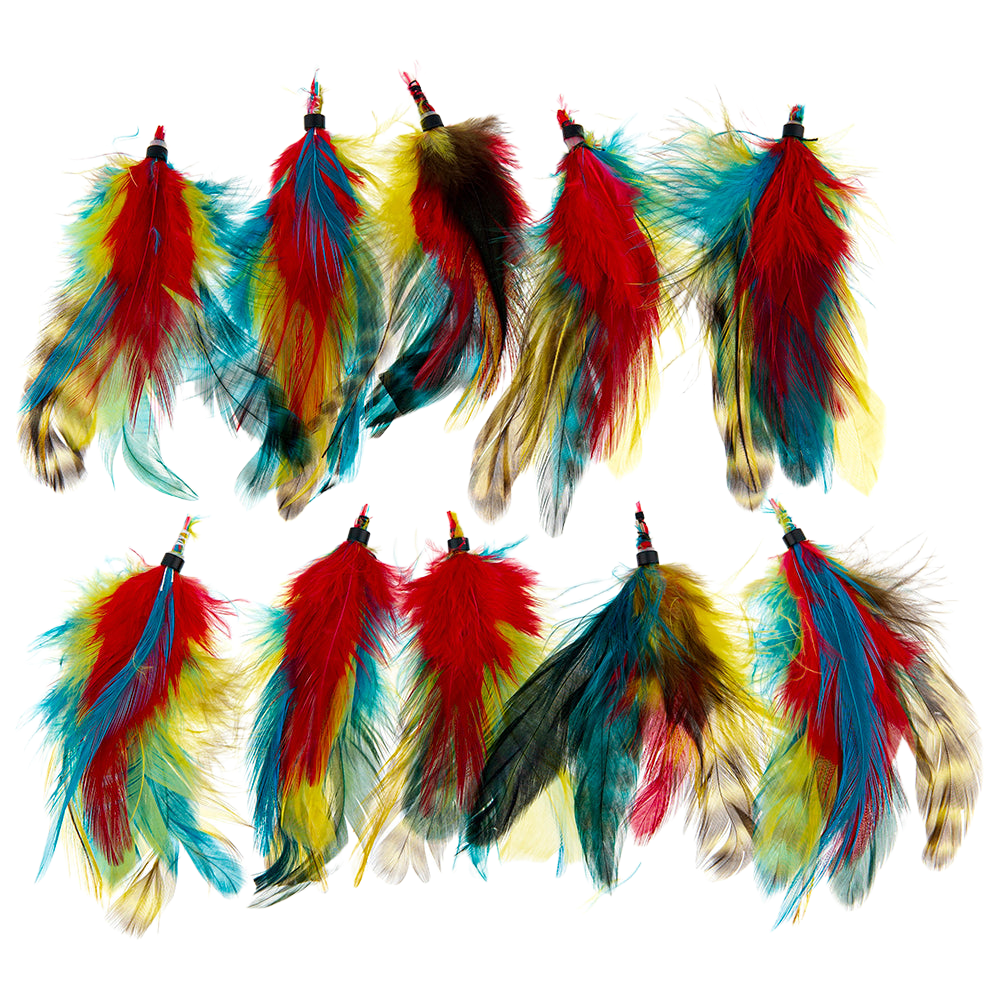 Feather Extension Teal McCaw Pack of 10 by A Creative Collection