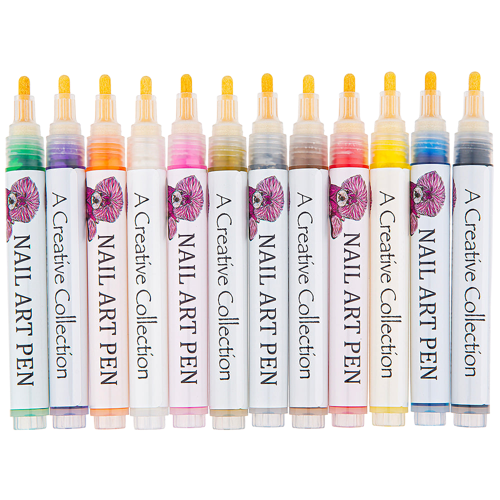 Nail Art Pen by A Creative Collection Pack of 12