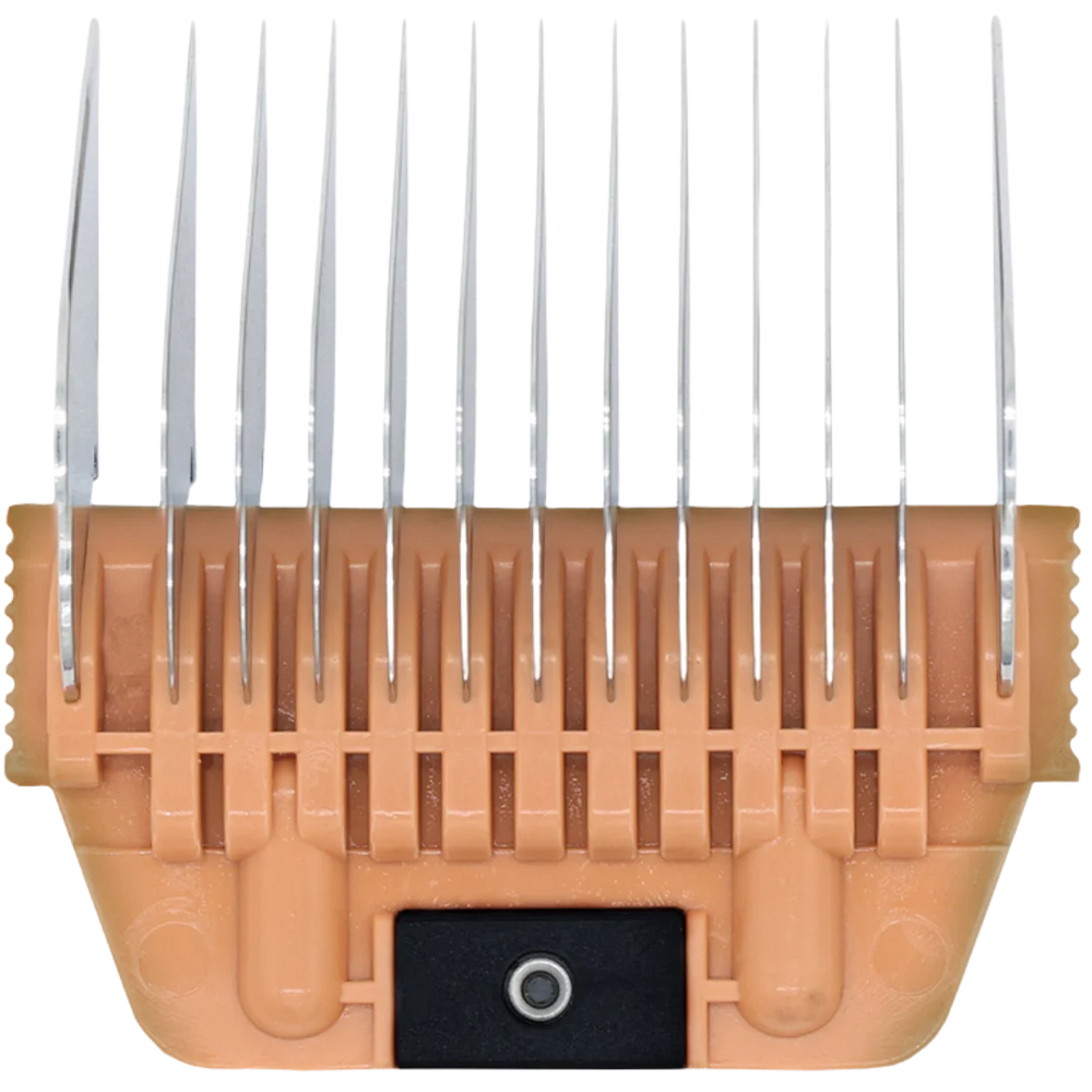 A Series Wide 13mm 1/2" Metal Comb by Joyzze