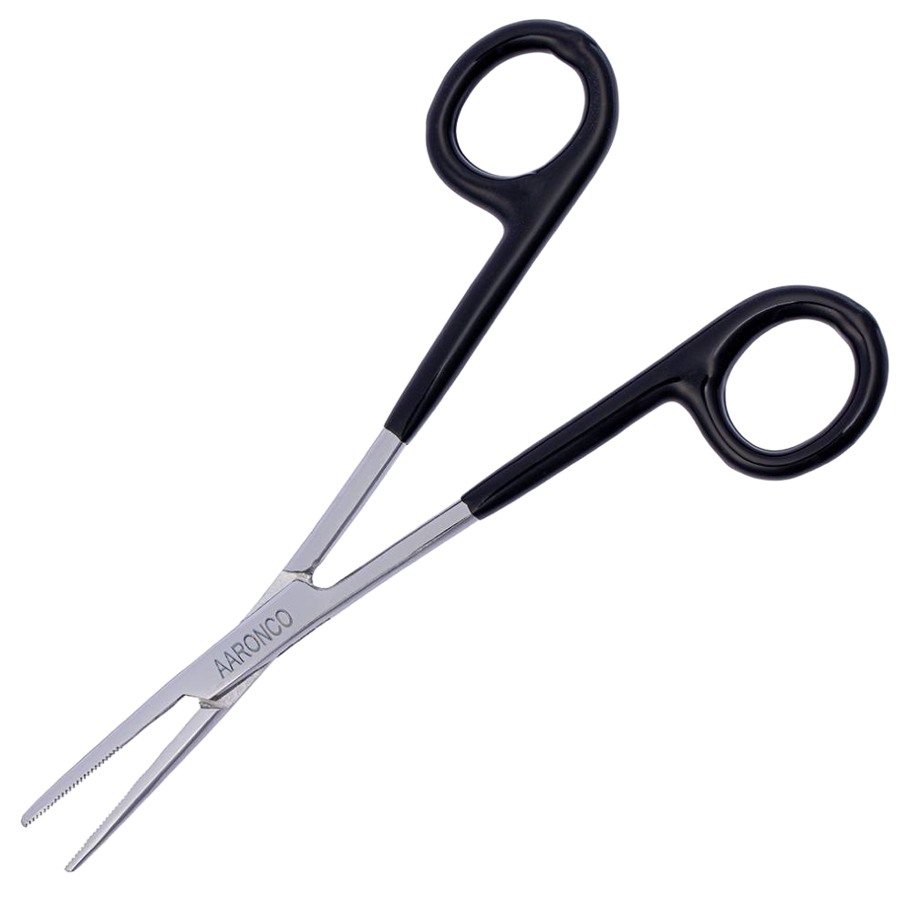 5.5" Straight Hairmostat Ear Hair Puller and Tick Remover Black 703S by Aaronco