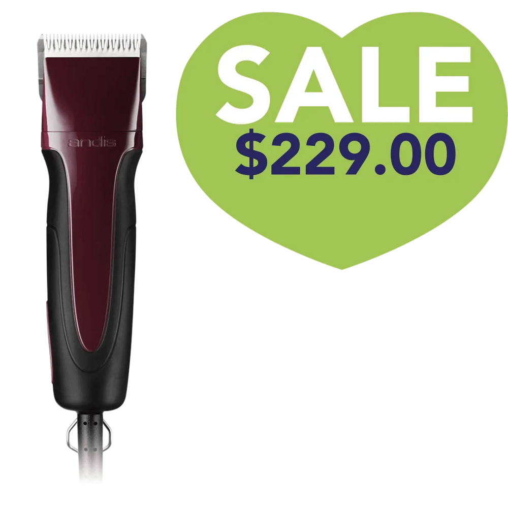 Excel 5-Speed Detachable Blade Clipper Burgundy by Andis