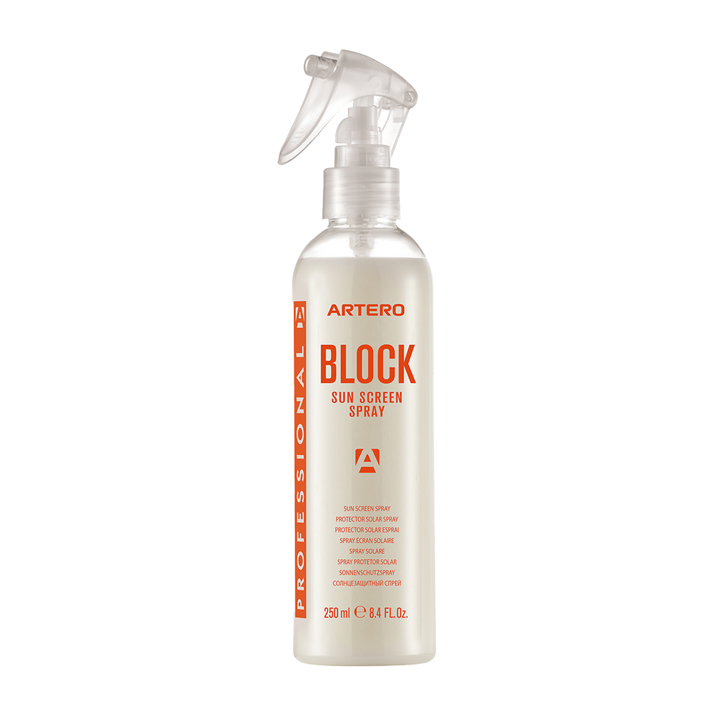 Block Sunscreen Hair Spray by Artero