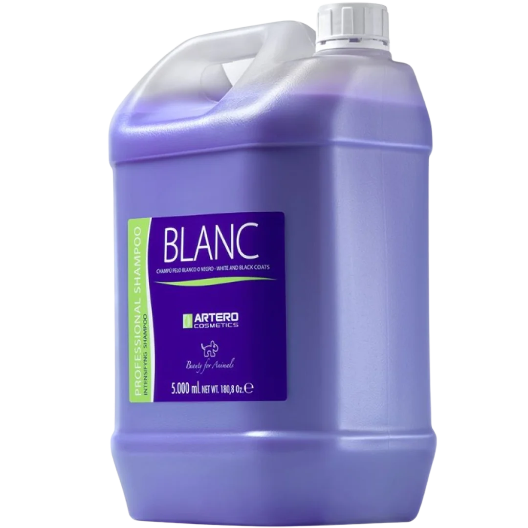 Blanc White or Black Coat Shampoo 5 Liters by Artero