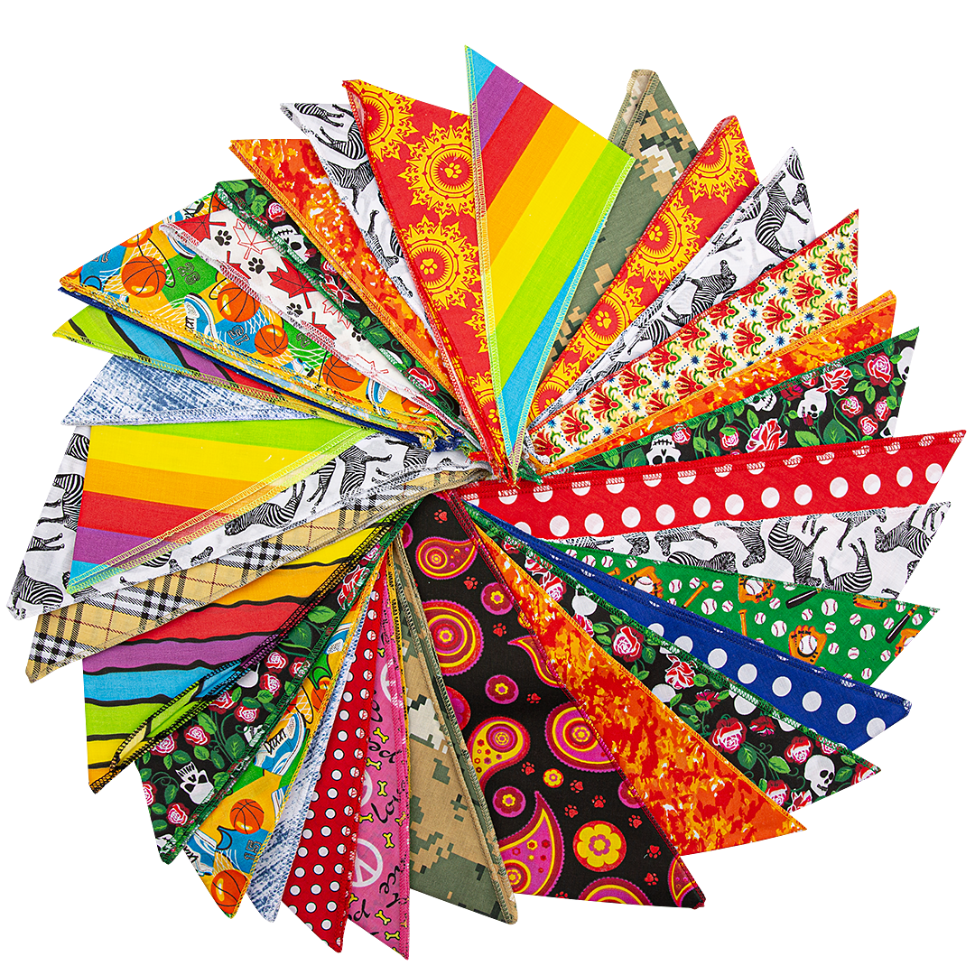 Casual 60 Assorted Bandanas by Bandanas Unlimited