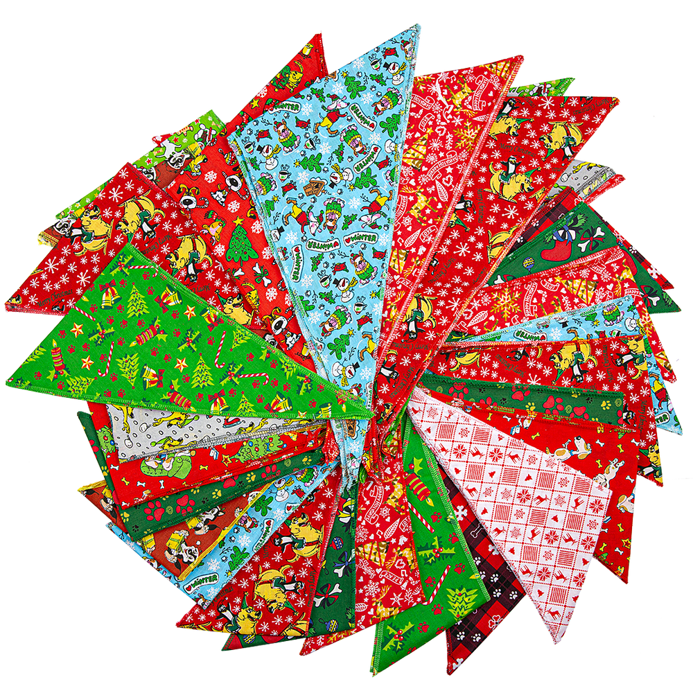 Christmas Winter 60 Assorted Bandanas by Bandanas Unlimited