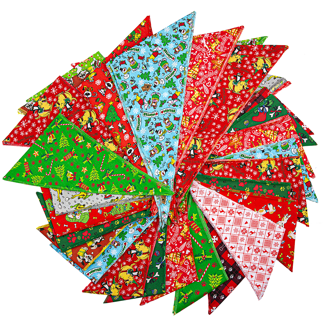 Christmas Winter 60 Assorted Bandanas by Bandanas Unlimited