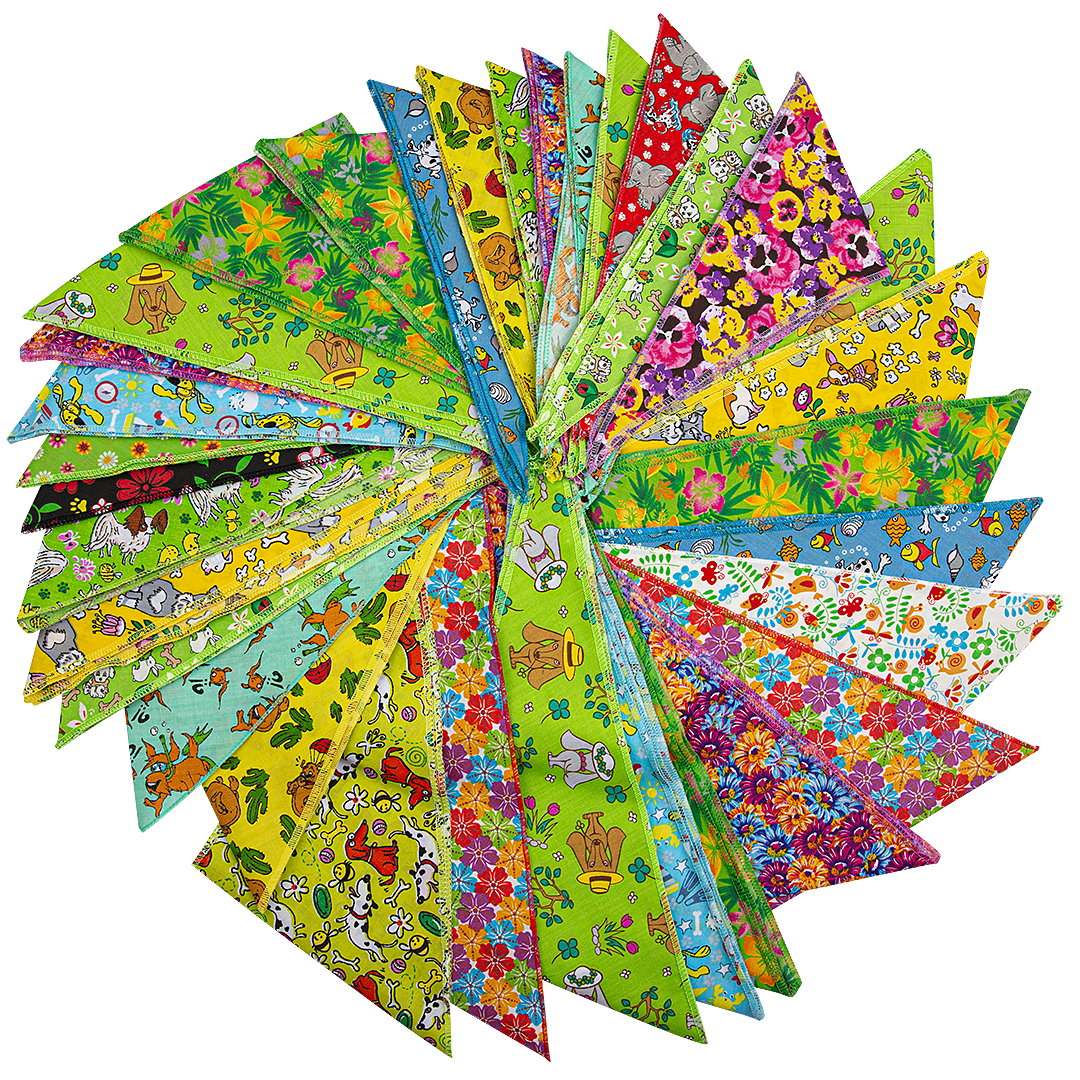 Spring & Summer 60 Assorted Bandanas by Bandanas Unlimited