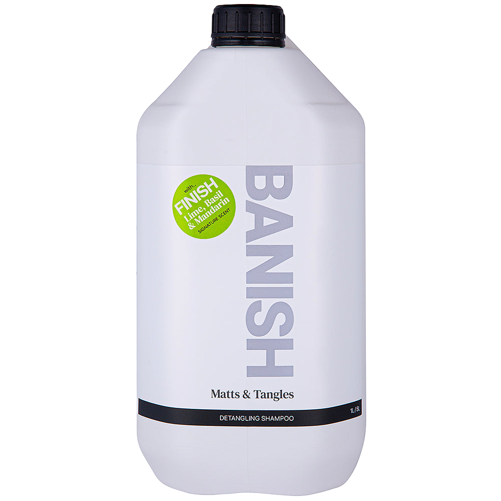 Detangling Shampoo 1.3 Gallon - Lime, Basil, and Mandarin by Banish