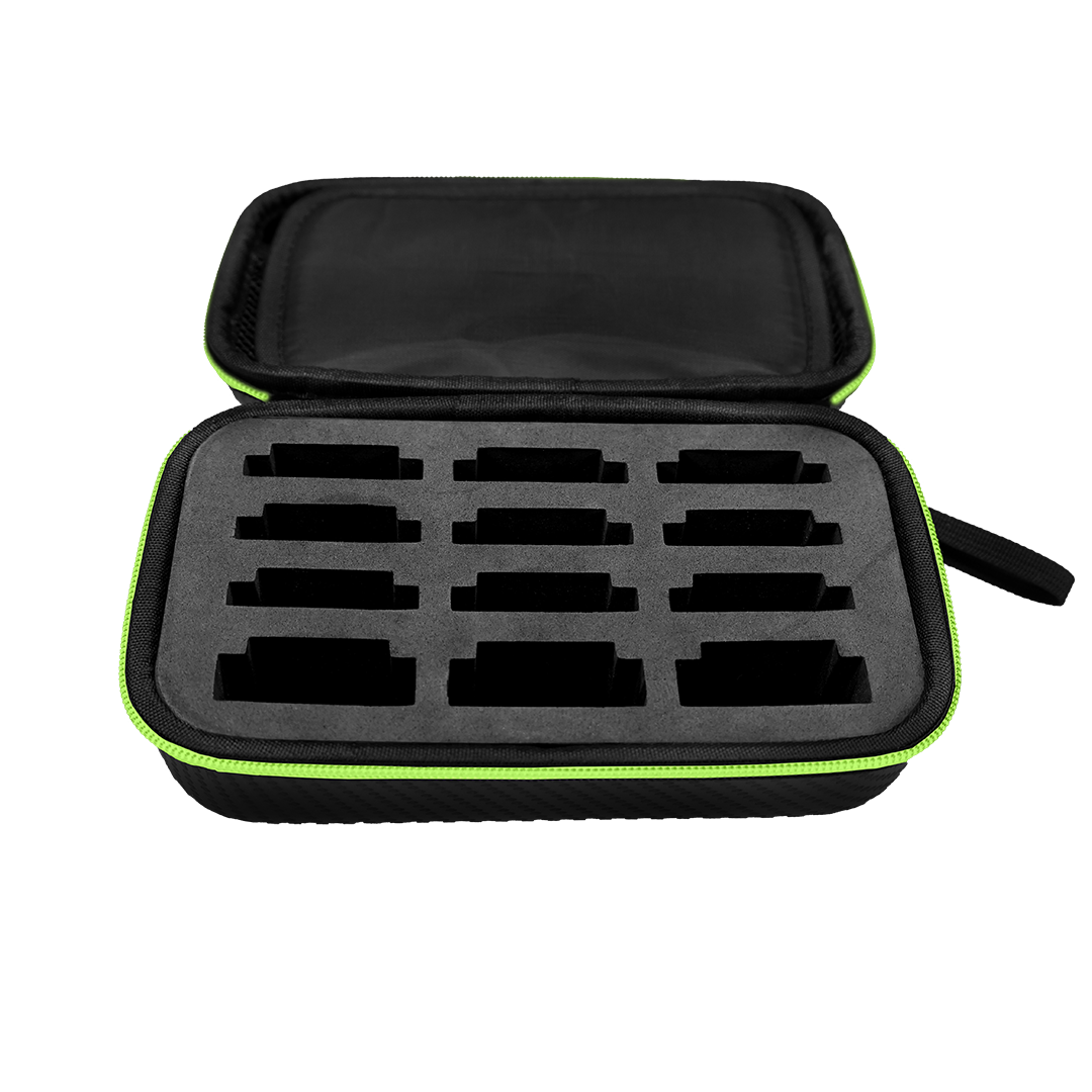 Blade Storage Case Green-Holds 12 Blades by Joyzze