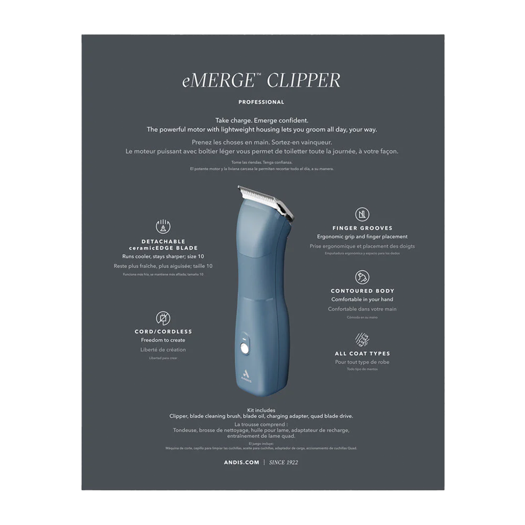 Emerge Clipper Blue by Andis