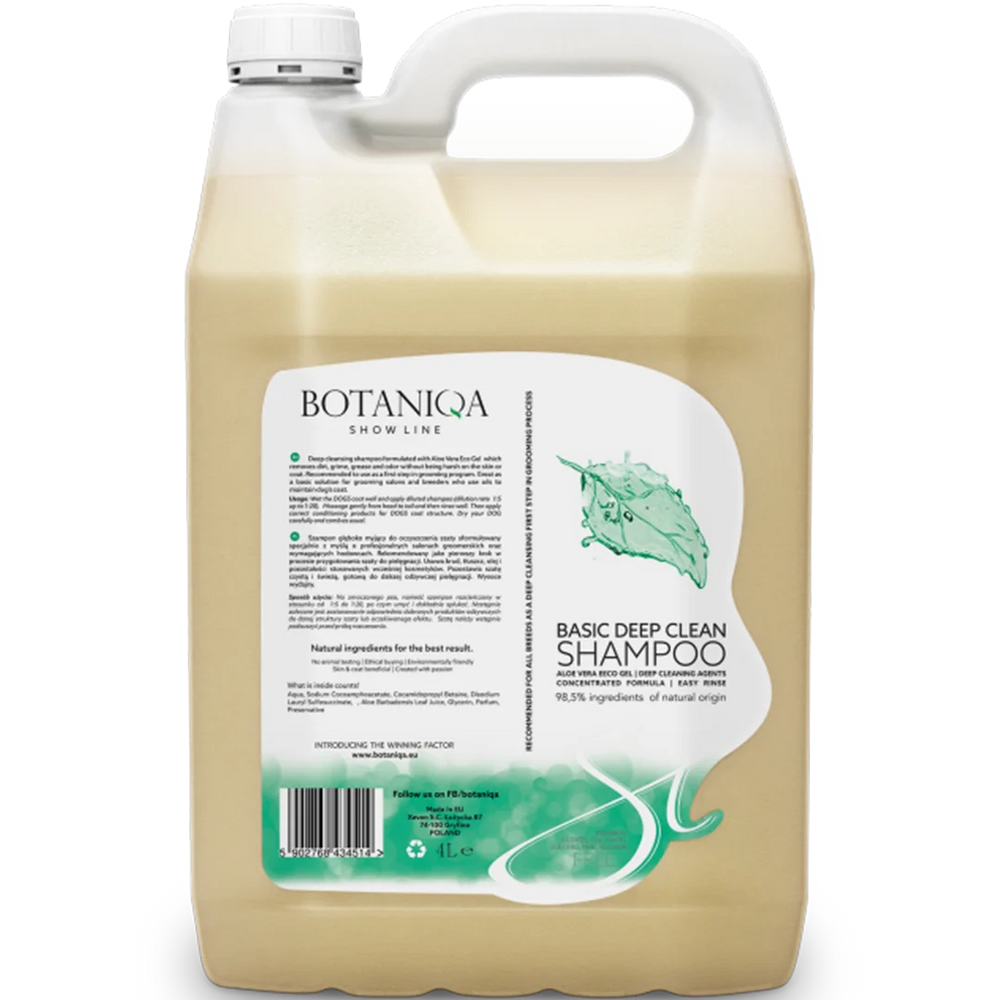 Basic Deep Clean Shampoo Gallon by Botaniqa