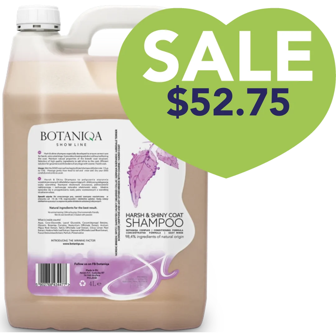 Harsh & Shiny Coat Shampoo Gallon by Botaniqa