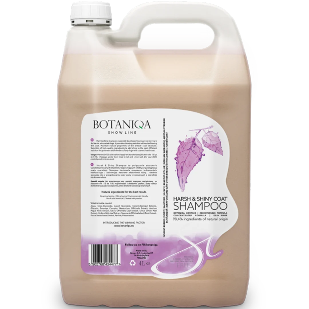 Harsh & Shiny Coat Shampoo Gallon by Botaniqa