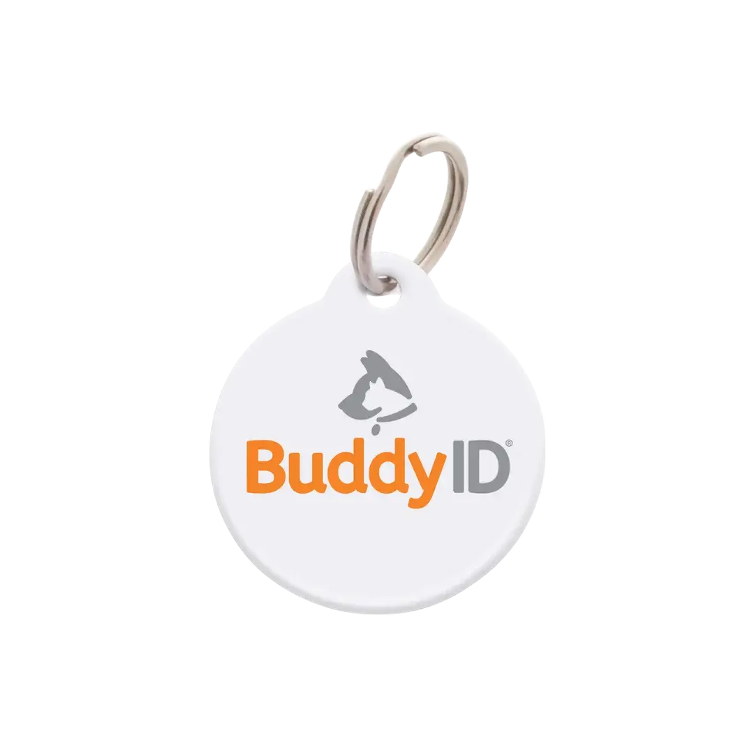 BuddyBadge Collar Tag with Registration by BuddyID