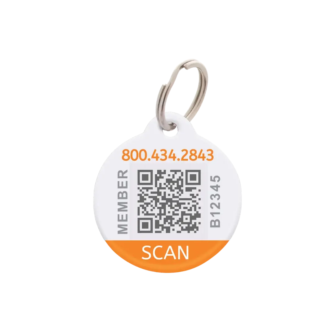 BuddyBadge Collar Tag with Registration by BuddyID