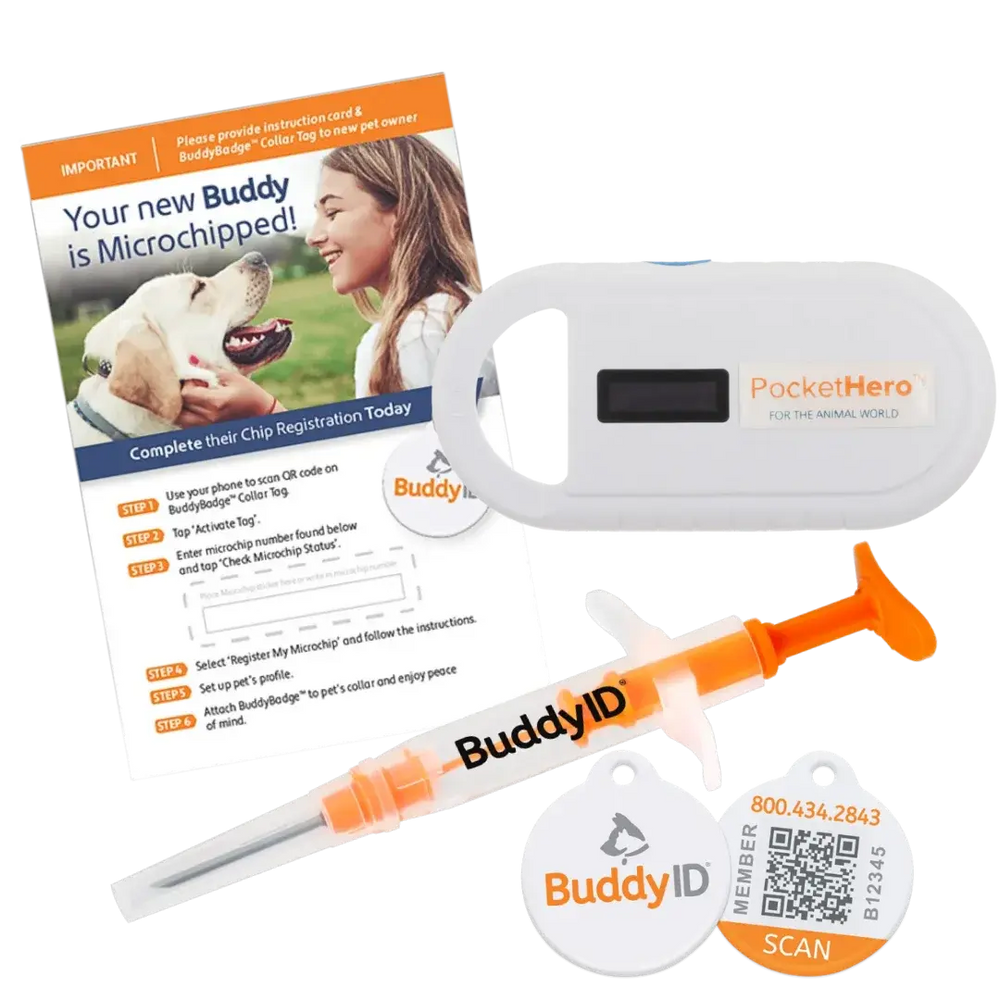 Microchip Complete Protection System with Reader by BuddyID