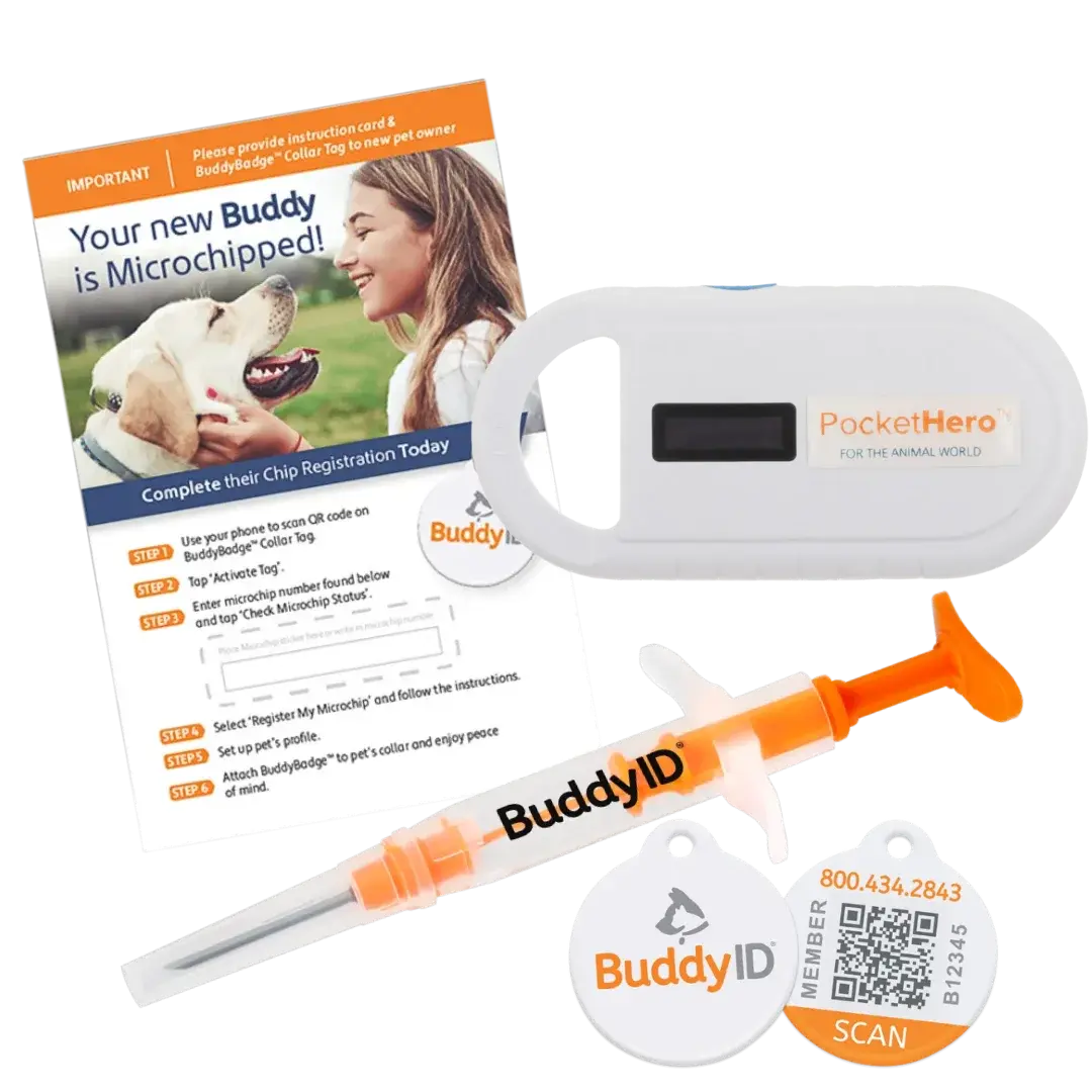 Microchip Complete Protection System with Reader by BuddyID