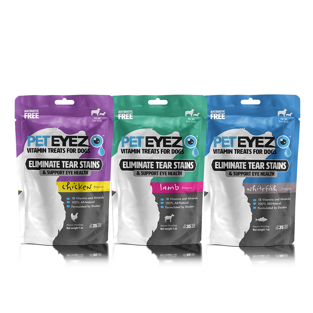 Chicken, Lamb and Whitefish Dog Treats Bundle by Pet Eyez