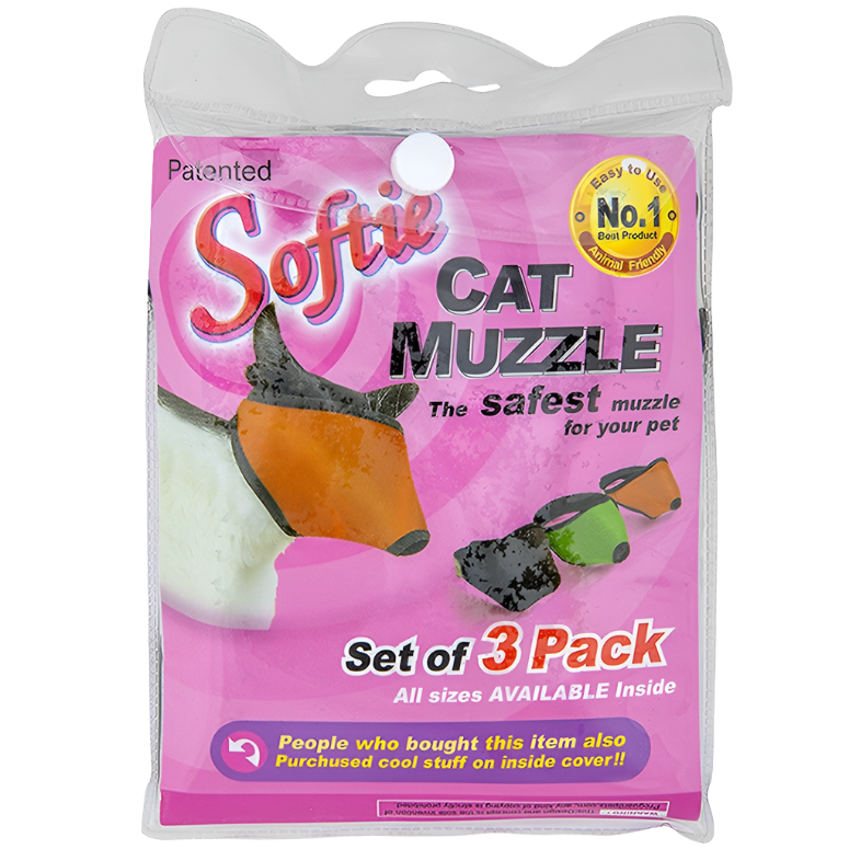 Softie Cat Muzzle Set of 3 by Proguard