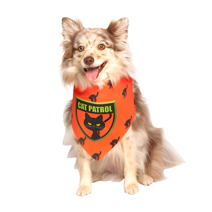 Dog Bandana Cat Patrol by Dog Fashion Living