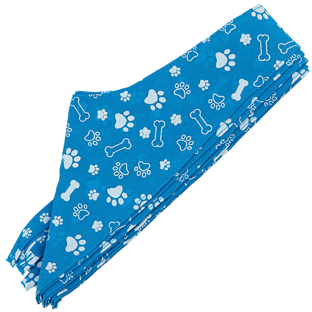 Design #61 Blue Dog Bandana by Cecilia Bows