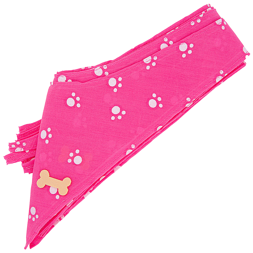 Design #51 Pink Dog Bandana by Cecilia Bows