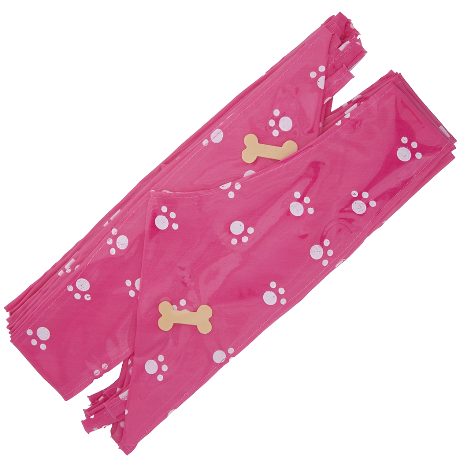 Design #16 Pink Dog Bandana by Cecilia Bows