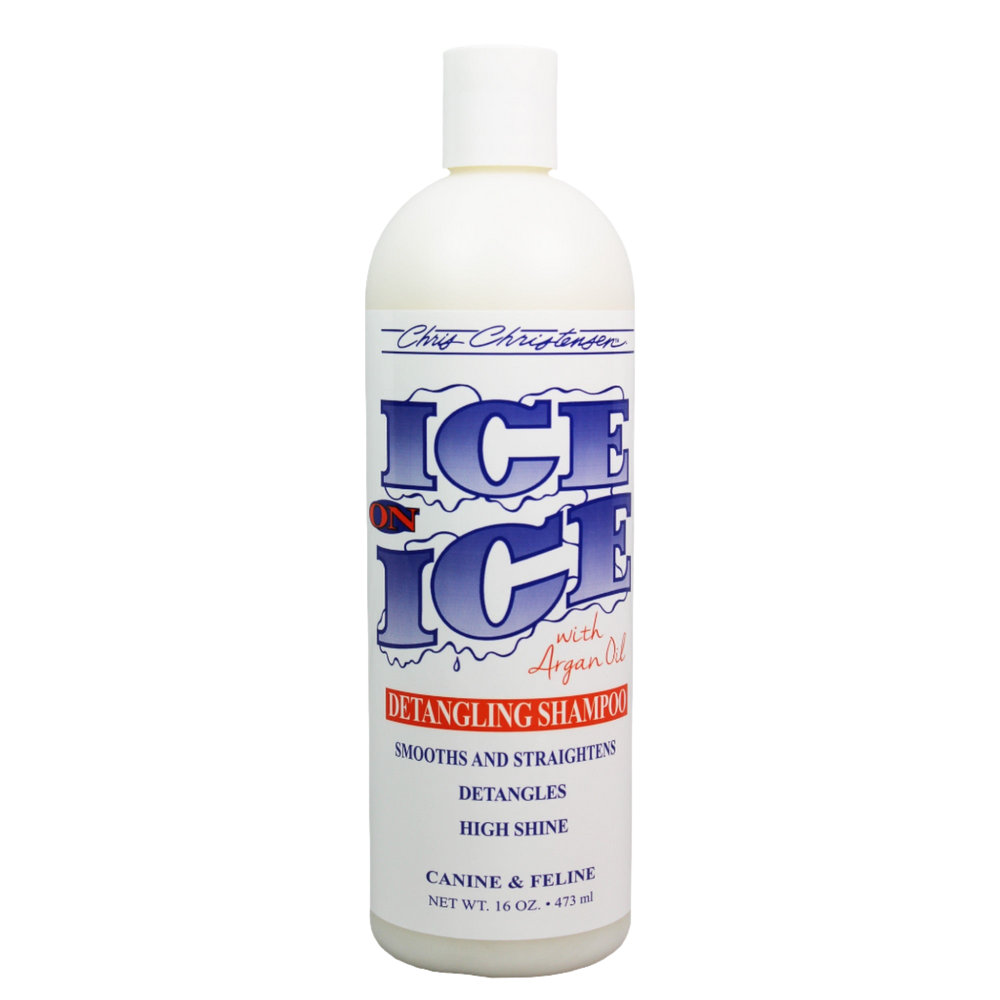 Chris Christensen Ice on Ice Detangling Shampoo for Dog Grooming