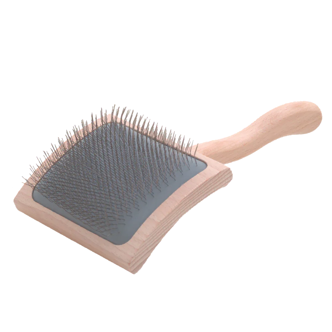 Mark Curved Back Large Slicker Brush by Chris Christensen