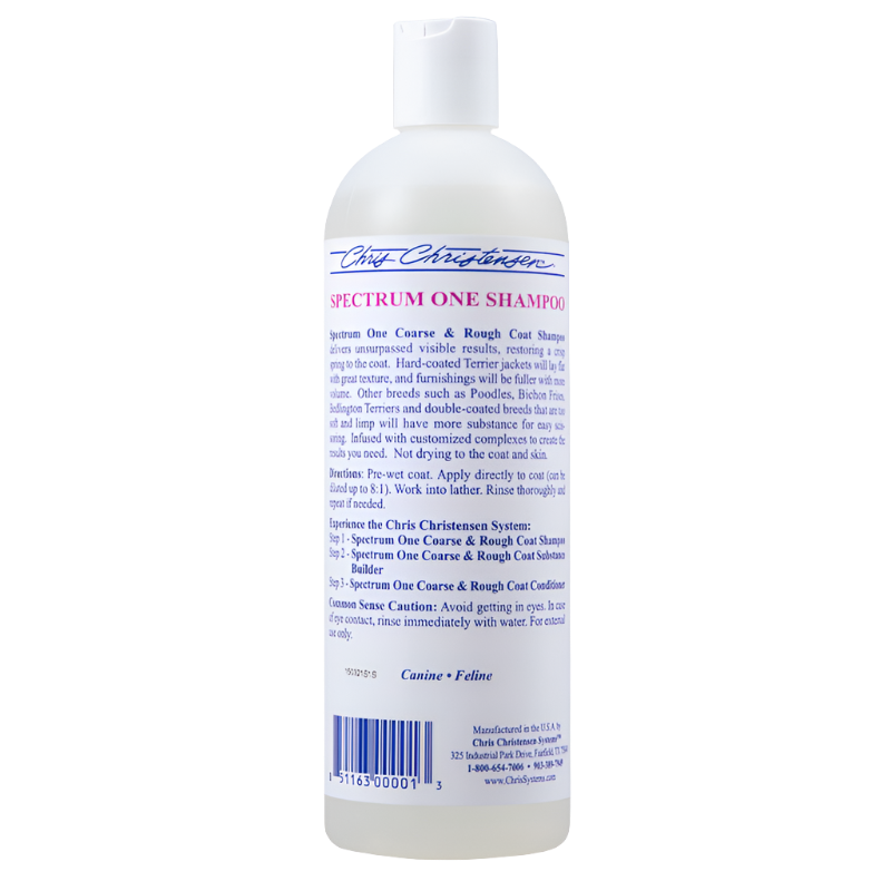 chris christensen spectrum one shampoo for dog